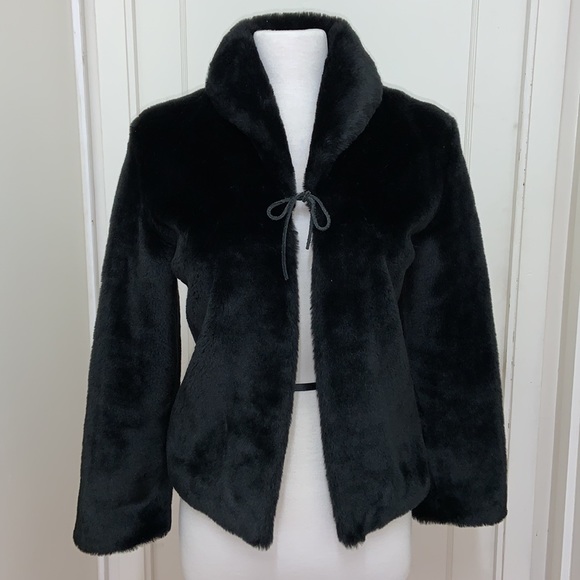 Guess Jackets & Blazers - Super Rare Guess Jeans Glamour Faux Fur Jacket Coat